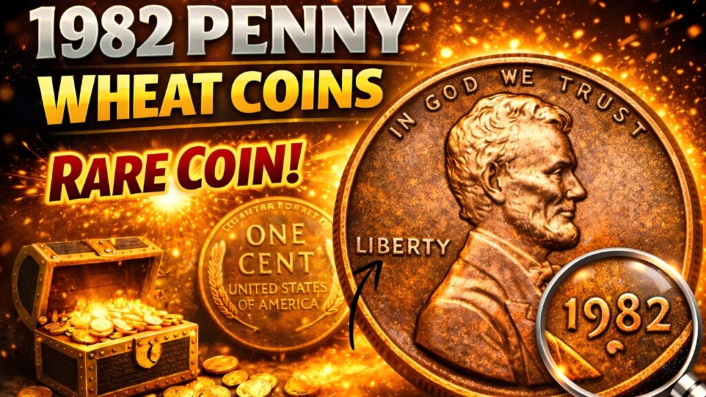 1982 Penny Wheat Coins