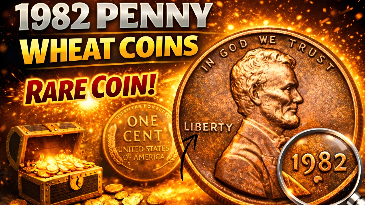 1982 Penny Wheat Coins